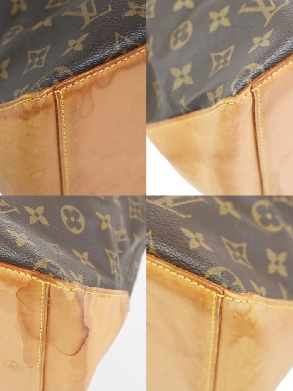 LOUIS VUITTON Cabas Mezzo Shoulder Bag Monogram Leather Brown M51151 85KC897 - Picture 16 of 16